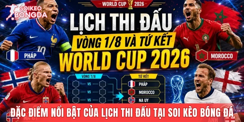 Đặc điểm nổi bật của lịch thi đấu tại soi kèo bóng đá