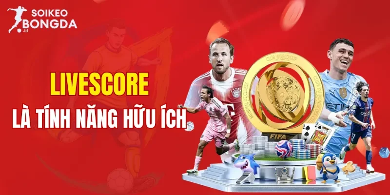 Livescore là tính năng hữu ích tại Soi Kèo Bóng Đá