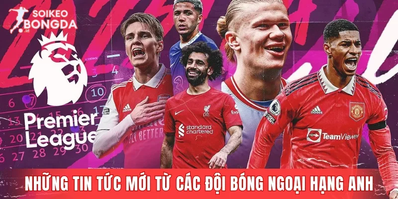 Nắm bắt những tin tức mới từ các đội bóng Ngoại hạng Anh