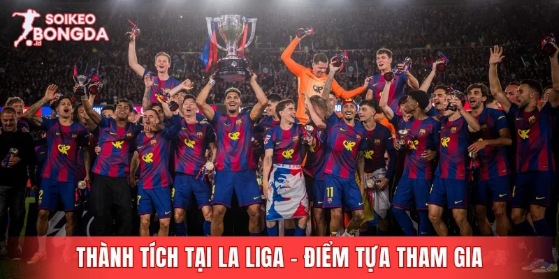 Thành tích tại La Liga - Điểm tựa tham gia các giải đấu châu Âu